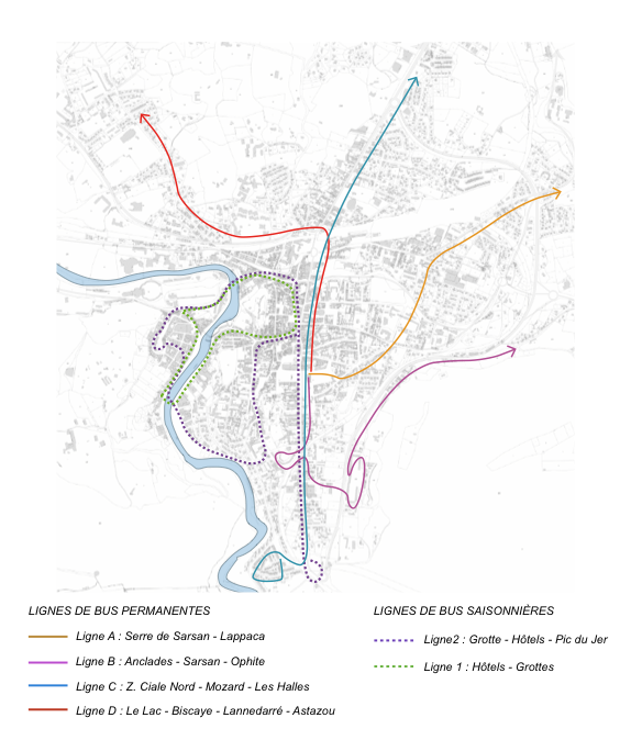 Mobilité douce – Réseau de bus