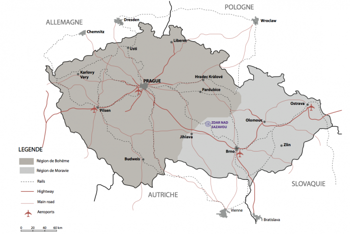 Villes et réseaux en République Tchèque